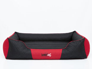 Hobbydog guolis Premium XXL, raudonas/juodas, 110x90 cm kaina ir informacija | Guoliai, pagalvėlės | pigu.lt