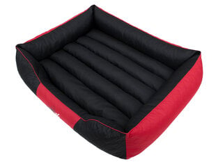 Hobbydog guolis Premium XXL, raudonas/juodas, 110x90 cm kaina ir informacija | Guoliai, pagalvėlės | pigu.lt