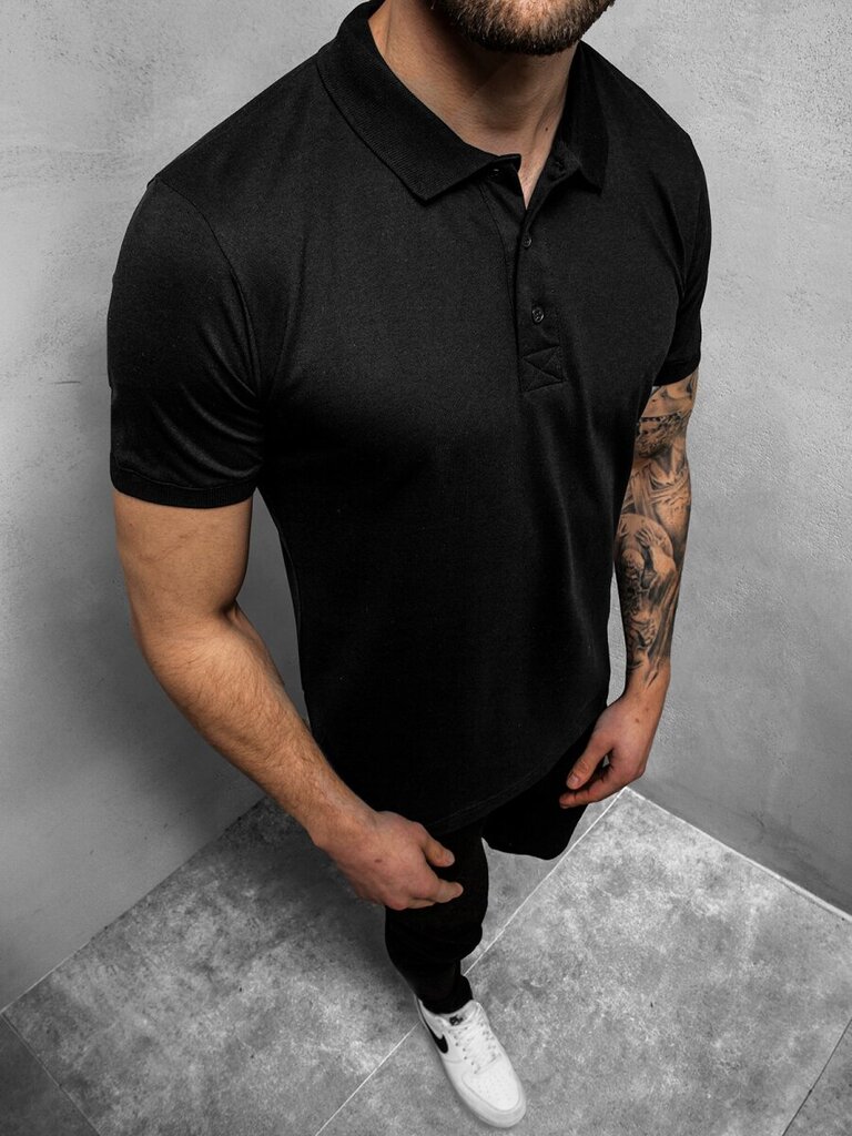 Marškinėliai vyrams Zeber, juodi kaina ir informacija | Vyriški marškinėliai | pigu.lt