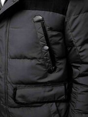 Žieminė tamsiai pilkos spalvos vyriška striukė "Lomir" kaina ir informacija | Vyriškos striukės | pigu.lt
