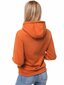 Džemperis su gobtuvu moterims Molin, oranžinis kaina ir informacija | Džemperiai moterims | pigu.lt