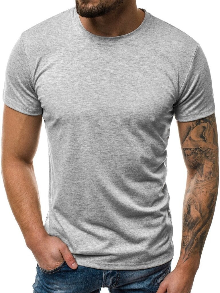 Marškinėliai vyrams Lika, pilki kaina ir informacija | Vyriški marškinėliai | pigu.lt