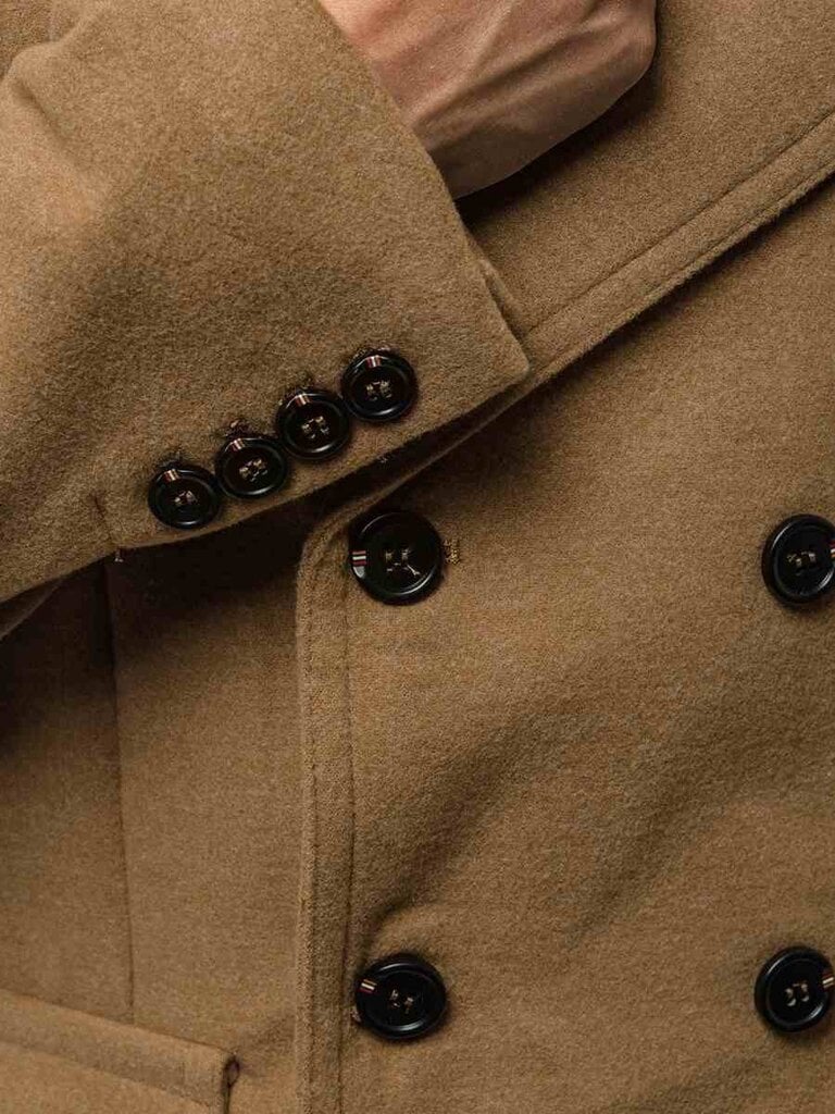 Paltas vyrams Nova, rudas kaina ir informacija | Vyriški paltai  | pigu.lt