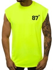 Футболка мужская Lumon, желтая цена и информация | Мужские футболки | pigu.lt