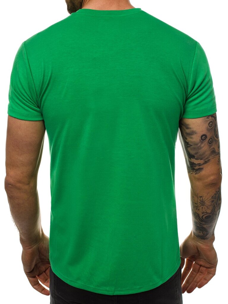 Marškinėliai vyrams Lika, žali цена и информация | Vyriški marškinėliai | pigu.lt