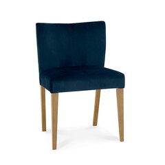 2-jų kėdžių komplektas Turin, mėlynas kaina ir informacija | Virtuvės ir valgomojo kėdės | pigu.lt