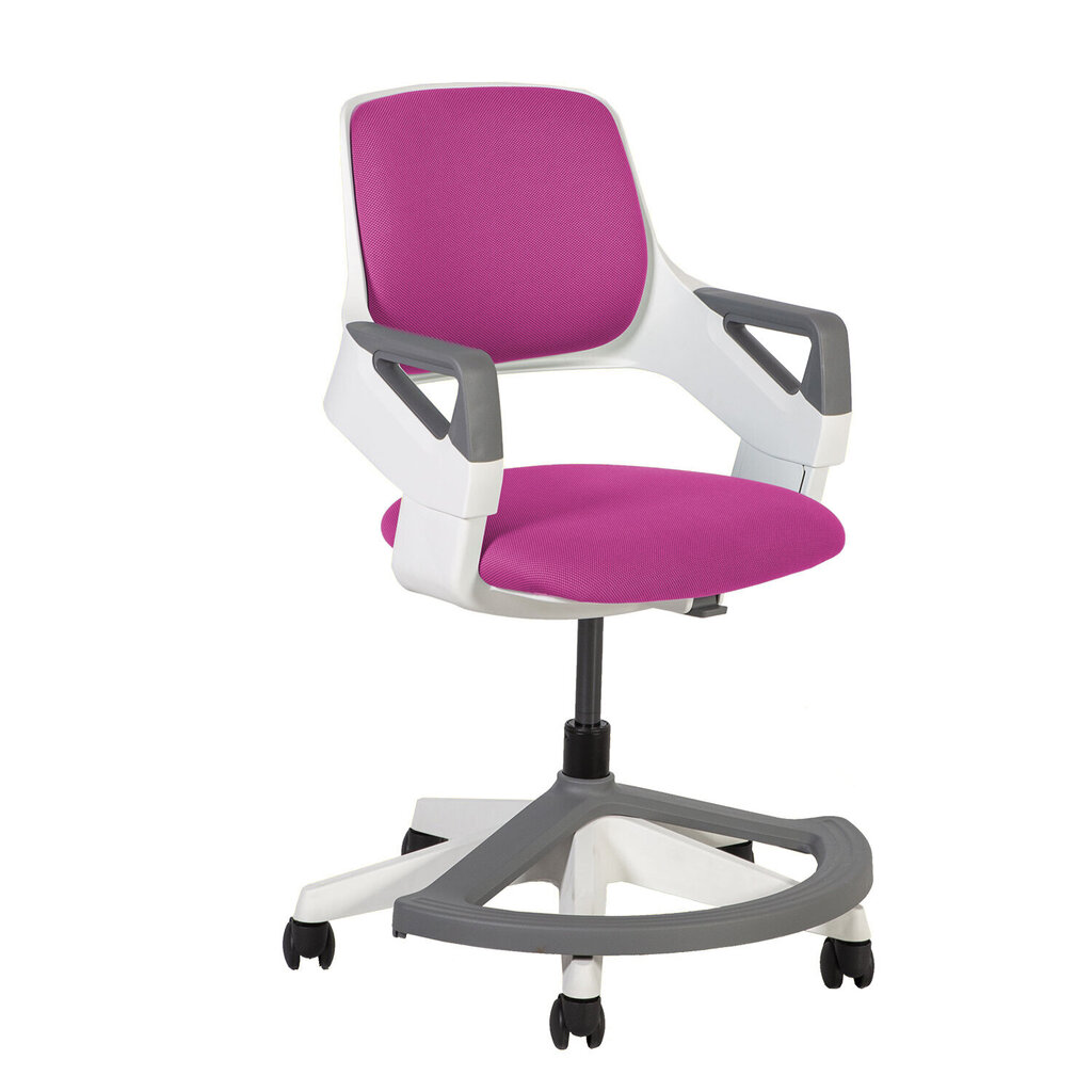 Vaikiška kompiuterinė kėdė Rookee, rožinė kaina ir informacija | Biuro kėdės | pigu.lt