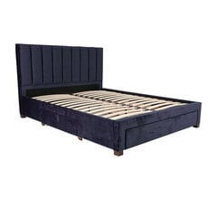 Кровать Grace 160x200см, синяя цена и информация | Кровати | pigu.lt