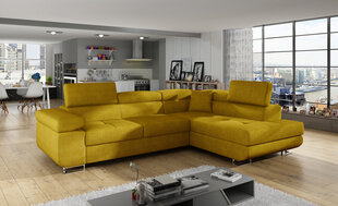 Мягкий уголок NORE Anton, желтого цвета цена и информация | Угловые диваны | pigu.lt