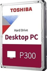 HDD TOSHIBA P300 4TB 3,5" HDWD240UZSVA SATA BULK цена и информация | Внутренние жёсткие диски (HDD, SSD, Hybrid) | pigu.lt