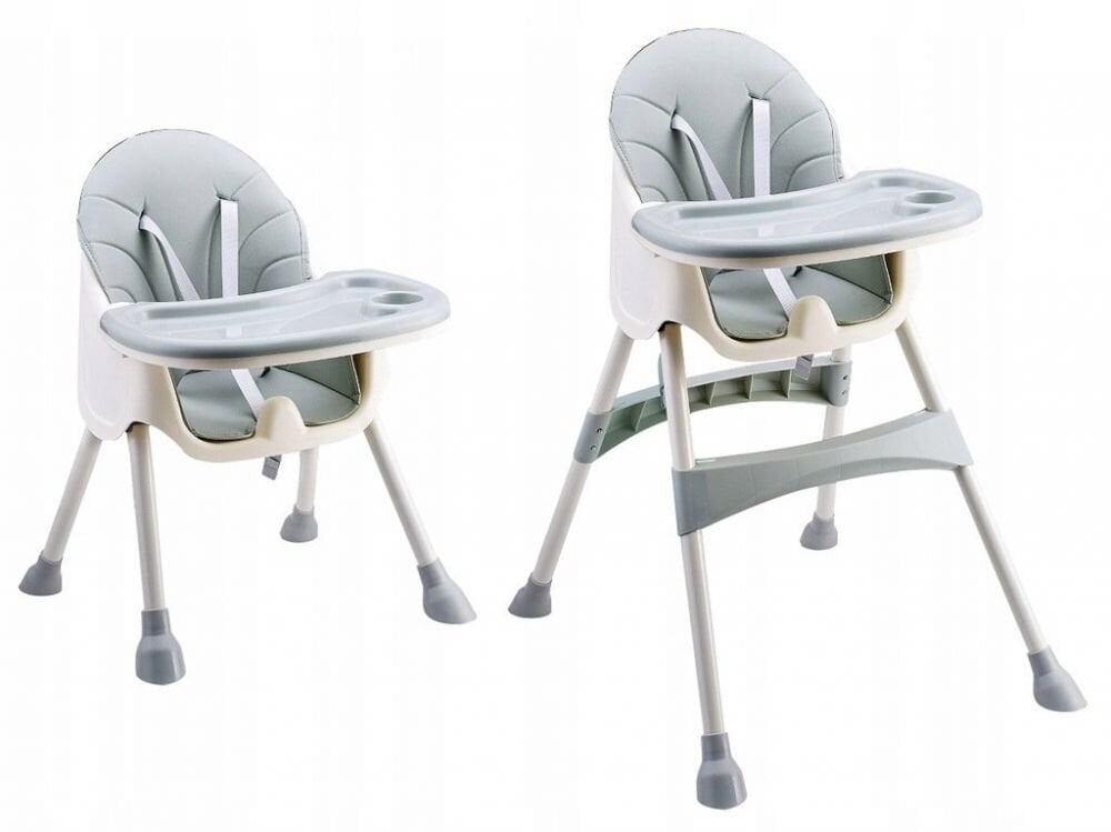 Maitinimo kėdutė EcoToys 2 in 1, melsva kaina ir informacija | Maitinimo kėdutės | pigu.lt