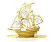 Piratų laivas, su Swarovski kristalais kaina ir informacija | Interjero detalės | pigu.lt