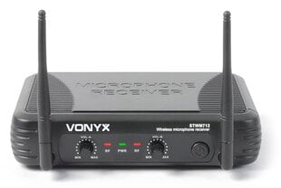 Vonyx STWM712 VHF Комплект беспроводных микрофонов 2-канала цена и информация | Микрофоны | pigu.lt