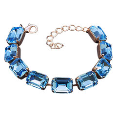 Браслет "Сияние (Aquamarine Blue)" с кристаллами Swarovski™ цена и информация | Женский браслет | pigu.lt