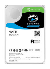 Seagate Surveillance HDD Skyhawk AI 3.5" 12000 GB Serial ATA III цена и информация | Внутренние жёсткие диски (HDD, SSD, Hybrid) | pigu.lt