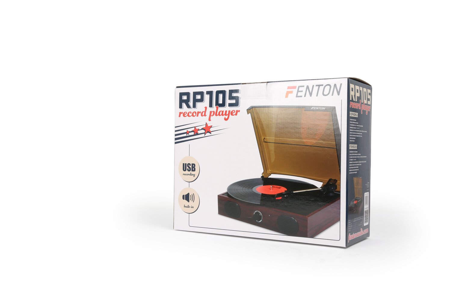 Fenton RP105 kaina ir informacija | Plokštelių grotuvai ir patefonai | pigu.lt