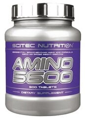 Пищевая добавка Scitec Amino 5600, 500 таб. цена и информация | Аминокислоты | pigu.lt