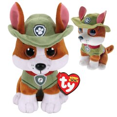 Мягкая игрушка Paw Patrol Tracker Ty, 24 см цена и информация | Мягкие игрушки | pigu.lt