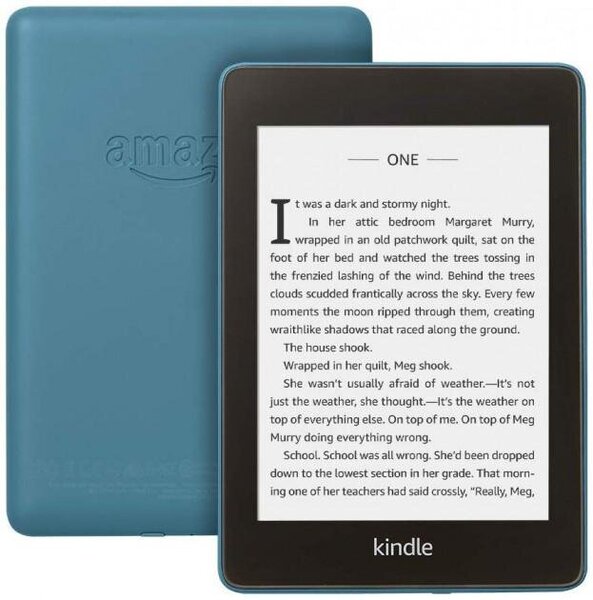Elektroninė knygų skaityklė Amazon Kindle Paperwhite 10th Gen 8GB Wi-Fi,  Mėlyna kaina | pigu.lt