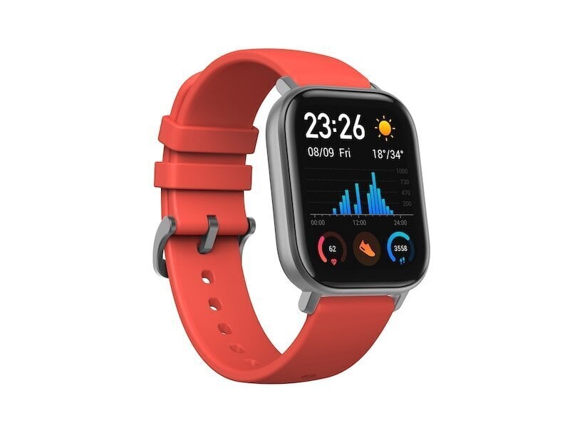 Amazfit GTS Vermillion Orange цена и информация | Išmanieji laikrodžiai (smartwatch) | pigu.lt