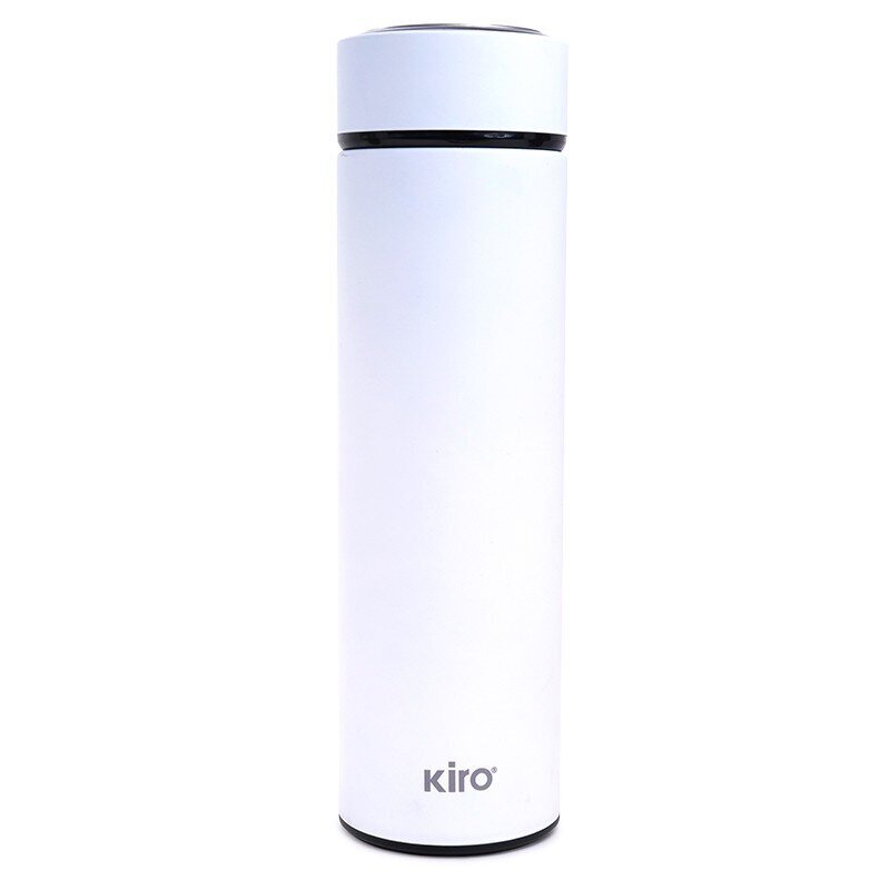 Termogertuvė su vakuumine izoliacija KIRO KI104WH, balta, 500 ml цена и информация | Termosai, termopuodeliai | pigu.lt