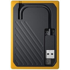 WD SSD My Passport Go, 500 ГБ, Черный / Оранжевый цена и информация | Жёсткие диски (SSD, HDD) | pigu.lt