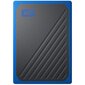 WD SSD My Passport Go, 1TB, Juoda/Mėlyna kaina ir informacija | Išoriniai kietieji diskai (SSD, HDD) | pigu.lt