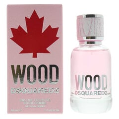 Tualetinis vanduo Dsquared2 Wood Pour Femme EDT moterims 50 ml kaina ir informacija | Kvepalai moterims | pigu.lt