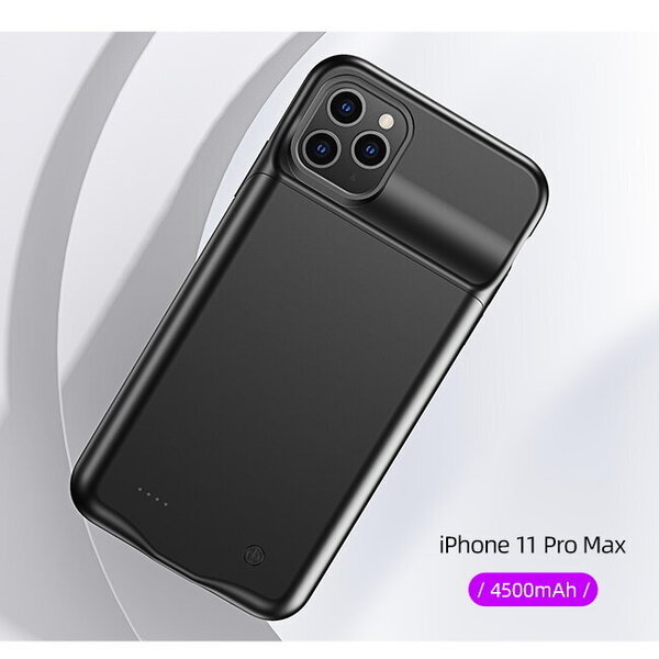 Usams dėklas, skirtas Iphone 11 Pro Max su baterija, juodas, iPhone 11 Pro  Max kaina | pigu.lt