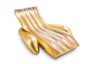 Надувной плот Intex Shimmering Gold Lounge цена и информация | Надувные и пляжные товары | pigu.lt