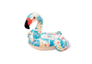 Детский надувной плот Intex Tropical Flamingo 142x137x97 см цена и информация | Надувные и пляжные товары | pigu.lt