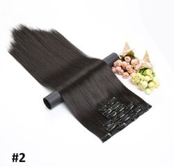 Plaukų tresai nr. 2, juodai ruda цена и информация | Аксессуары для волос | pigu.lt