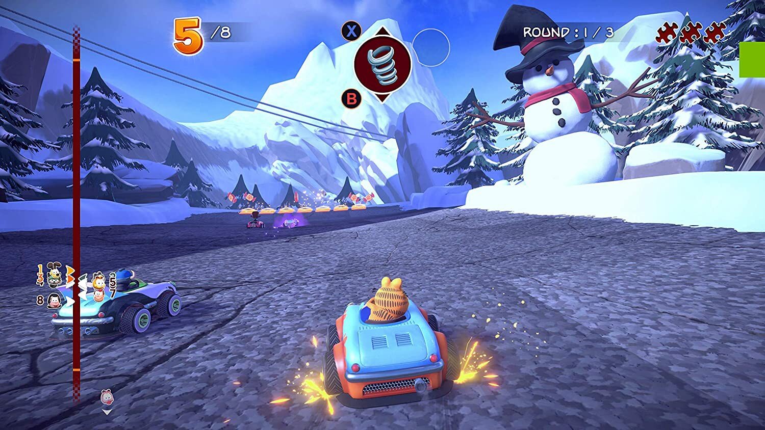 Garfield Kart Furious Racing (PS4) цена и информация | Kompiuteriniai žaidimai | pigu.lt