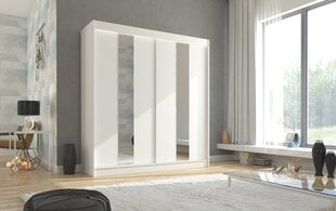 Шкаф Adrk Furniture Balton 200 см, белый цена и информация | Шкафы | pigu.lt