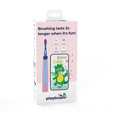 Playbrush Toothbrush Smart Sonic Pink kaina ir informacija | Elektriniai dantų šepetėliai | pigu.lt