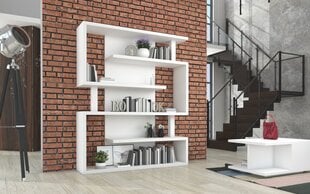 Полка ADRK Furniture Felipe, 185x151 см, белая цена и информация | Полки | pigu.lt