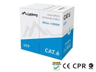 Laidas Lanberg LCU6-11CU-0305-S kaina ir informacija | Kabeliai ir laidai | pigu.lt