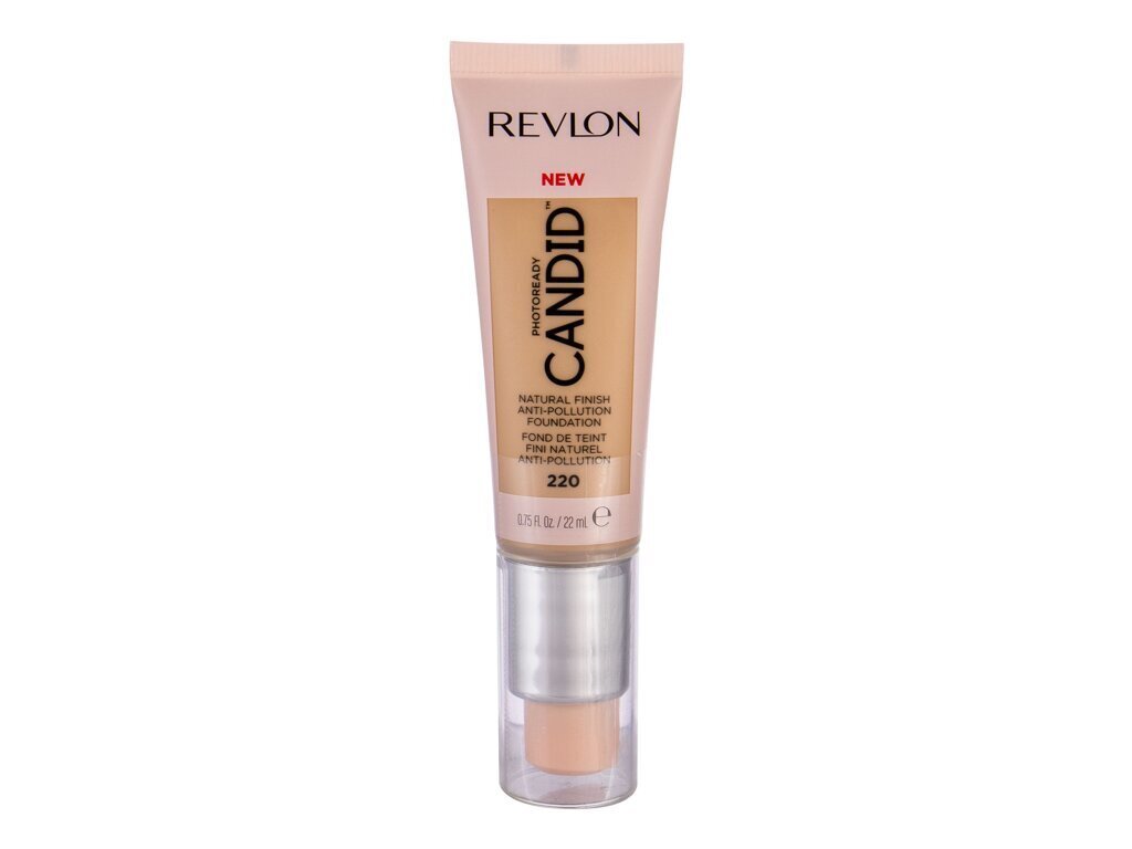 Makiažo pagrindas Revlon Photoready Candid Natural Finish Anti-Polution Foundation 220, 22 ml цена и информация | Makiažo pagrindai, pudros | pigu.lt