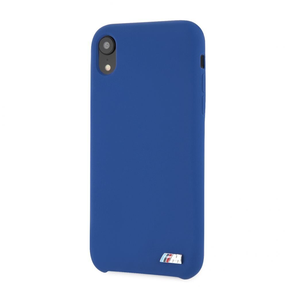 BMW Hardcase Silicone, skirtas iPhone XR, mėlynas цена и информация | Telefono dėklai | pigu.lt