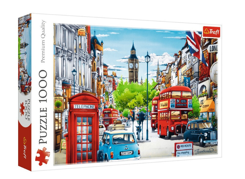 Dėlionė Trefl Londonas, 1000 d. kaina ir informacija | Dėlionės (puzzle) | pigu.lt