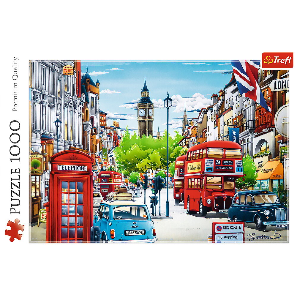 Dėlionė Trefl Londonas, 1000 d. kaina ir informacija | Dėlionės (puzzle) | pigu.lt