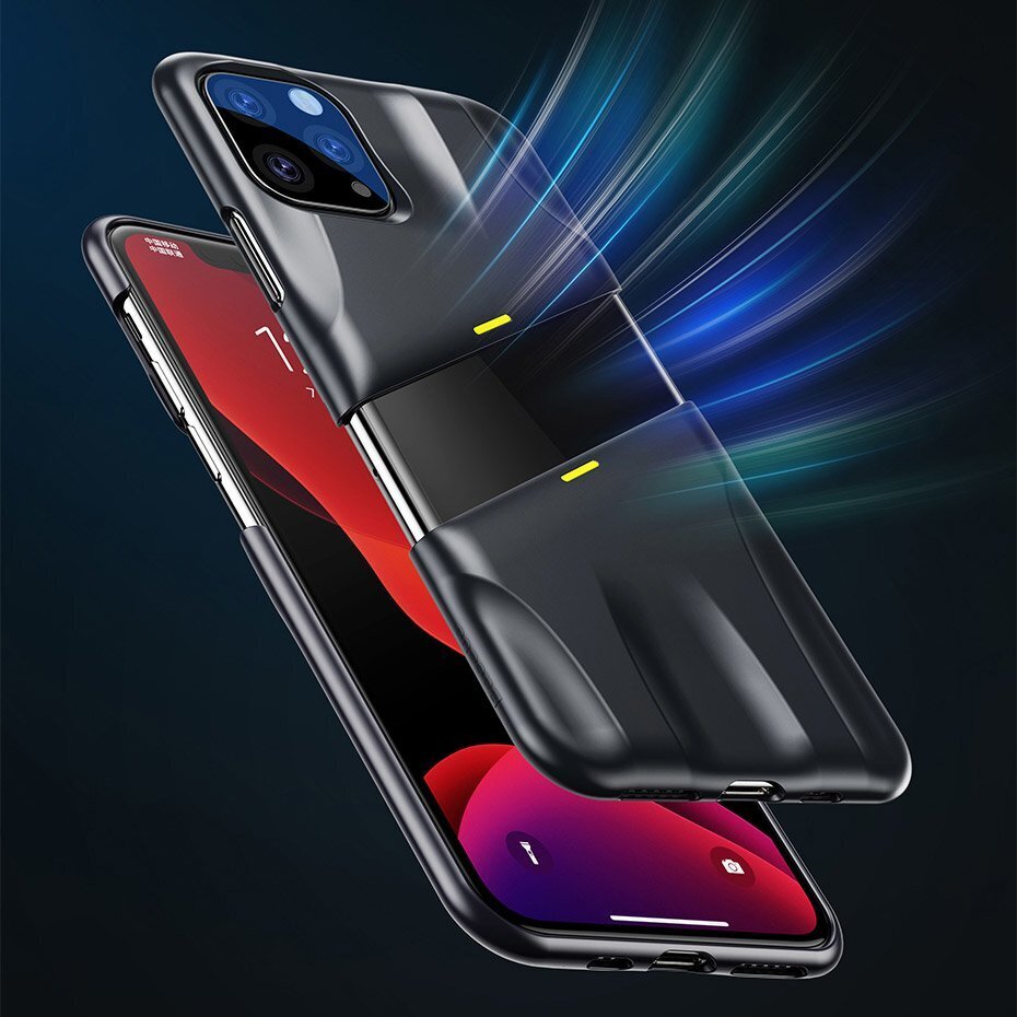 Baseus Let''s go Airflow Cooling Game Protective Case, skirtas iPhone 11 Pro Max, pilkas kaina ir informacija | Telefono dėklai | pigu.lt