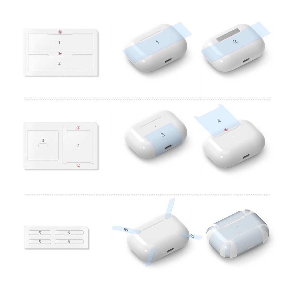 Ringke dėklas, skirtas AirPods Pro, skaidrus kaina ir informacija | Ausinės | pigu.lt