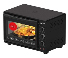 Laretti LR-EC3403 Black цена и информация | Мини-духовки | pigu.lt