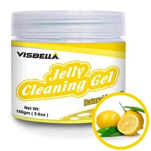VISBELLA Jelly Cleaning Gel želė dulkėms valyti iš sunkiai prieinamų vietų (citrina) kaina ir informacija | Autochemija | pigu.lt