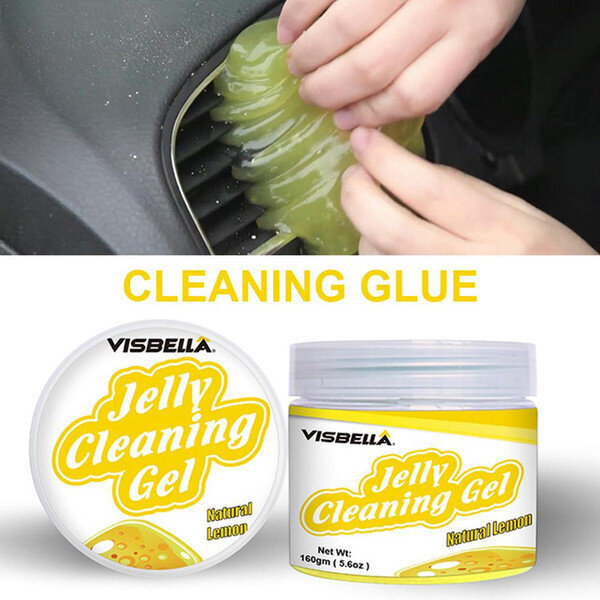 VISBELLA Jelly Cleaning Gel želė dulkėms valyti iš sunkiai prieinamų vietų (citrina) kaina ir informacija | Autochemija | pigu.lt