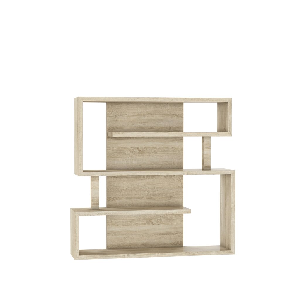Lentyna ADRK Furniture Felipe 152x151 cm, ąžuolo spalvos цена и информация | Lentynos | pigu.lt