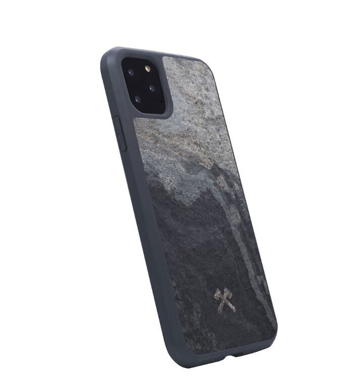 Woodcessories Stone Edition, skirtas iPhone 11 Pro, camo gray (sto059) kaina ir informacija | Telefono dėklai | pigu.lt