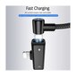 Usams US-SJ270 Dual Lightning Adapter to Lightning Headset Plug + Lightning Charger Plug Black kaina ir informacija | Adapteriai, USB šakotuvai | pigu.lt