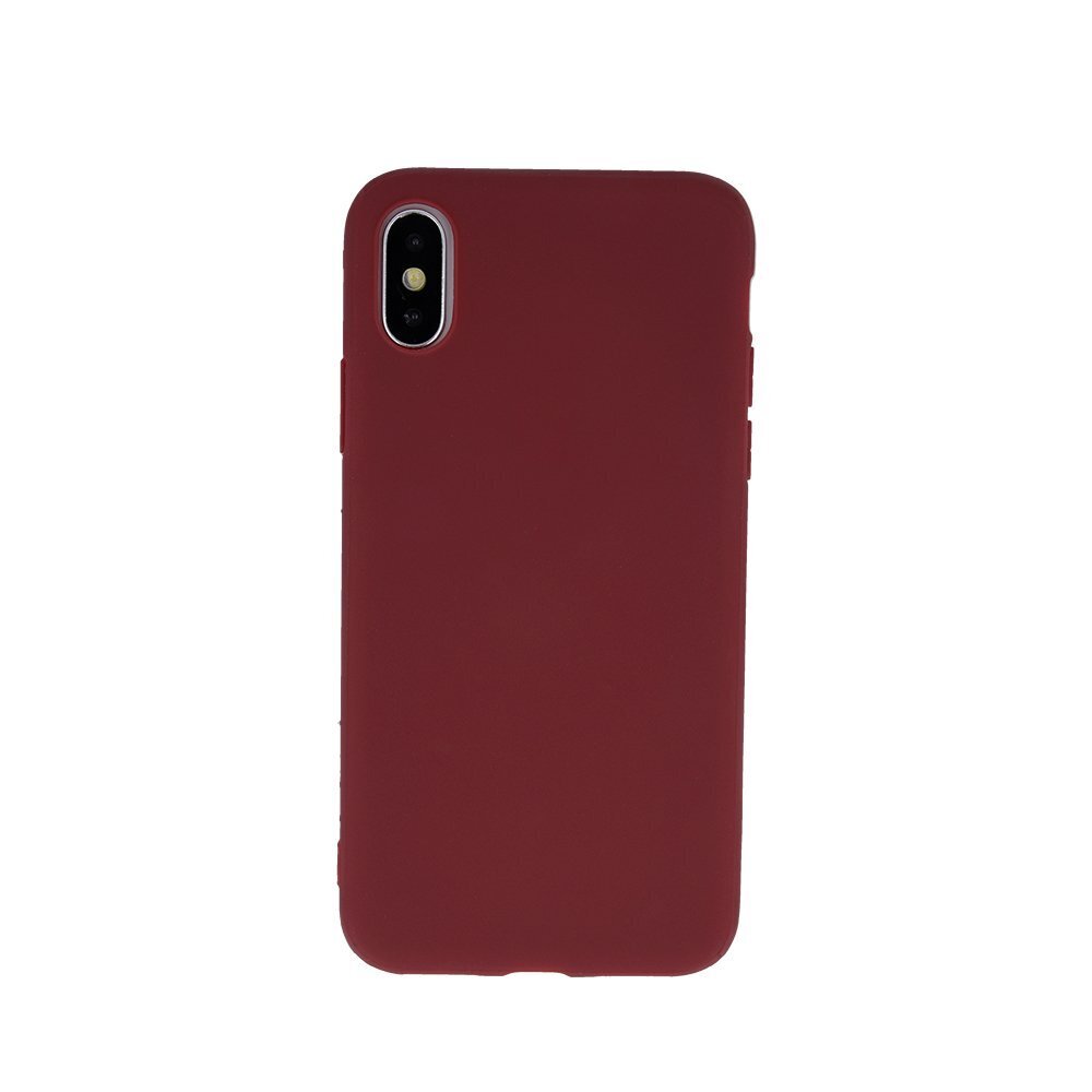 Mocco Ultra Slim Soft Matte 0.3 mm Silicone Case for Xiaomi Mi Note 10 / Mi Note 10 Pro / Mi CC9 Dark Red kaina ir informacija | Telefono dėklai | pigu.lt